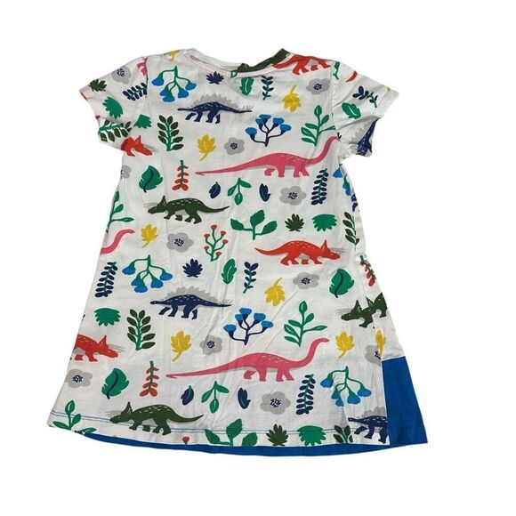 Amazon Dinosaur Print Cotton Shift Dress size 5-6 - Picture 2 of 6